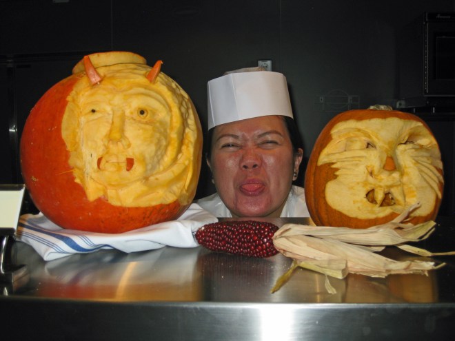 Halloween Ghastly faces