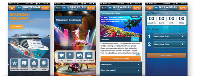 Image result for norwegian cruise line app