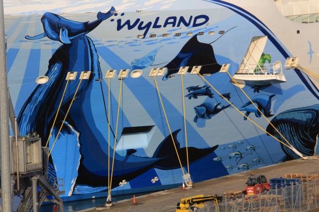 Bow artwork by WyLand, photo taken by Dave Jones
